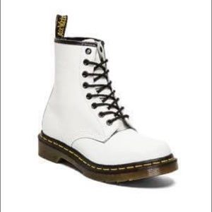 WHITE DR. MARTENS